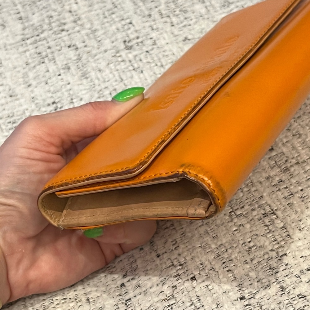 Kate Spade orange leather wallet - Picture 6 of 16